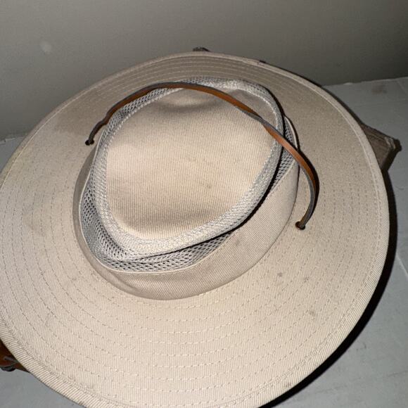 Dorfman Pacific DPC SOLARWEAVE Mens Hat Mesh Small Wide Brim Golf Hiking Safari - Picture 1 of 5